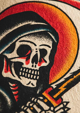 Grim Reaper Tattoo Art
