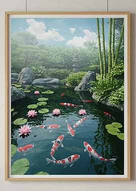 Koi Pond Serenity