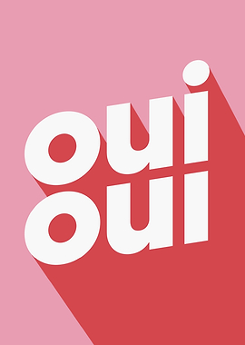 Oui Oui Text Art