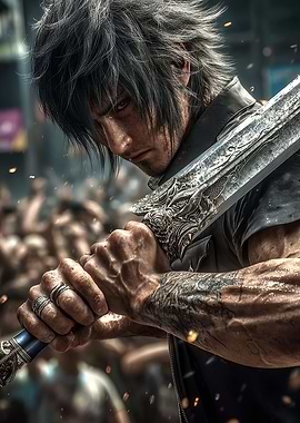 Noctis Lucis Caelum with Sword