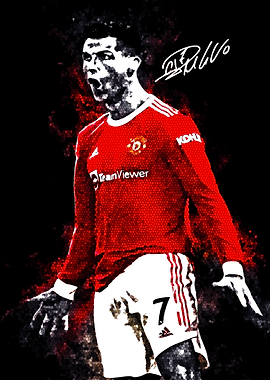 Cristiano Ronaldo Manchester United Art