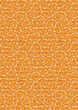 Orange Coffee Cup Pattern Background