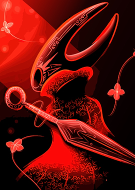 Hollow Knight Hornet Red Digital Art
