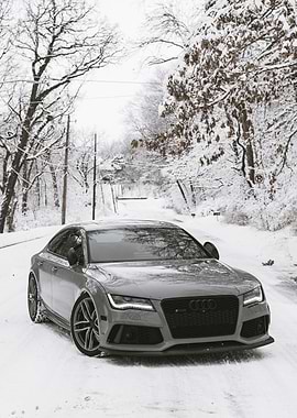 Audi RS7 in Winter Wonderland
