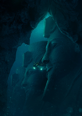 Underwater Exploration of Ancient Statues