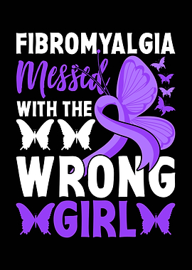 Fibromyalgia Awareness with Butterflies