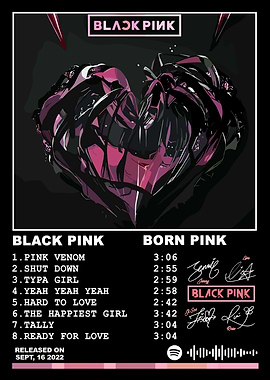 BLACKPINK - Born Pink Album Art