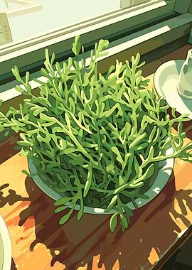 Green Plant by the Window