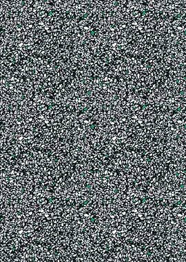 Terrazzo Pattern with Green Accents