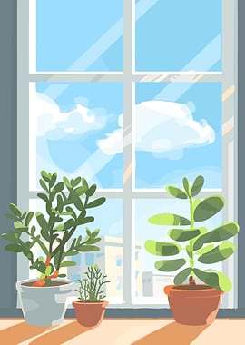 Plants by the Window