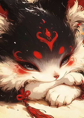 Cute Fox Spirit Digital Art