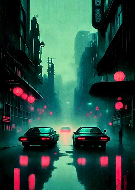 Neon Rain: Cyberpunk Night