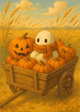 Autumn Harvest: Cute Ghost