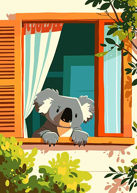 Koala at the Window
