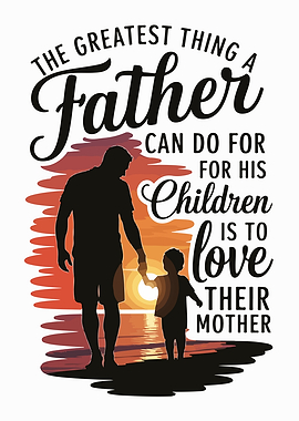 Father and Child Love Quote