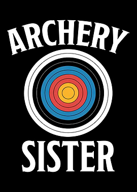 Archery Sister Target Graphic