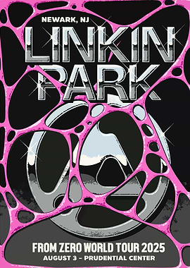 Linkin Park From Zero World Tour Poster