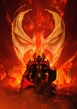 Spawn Comic Book Character Art