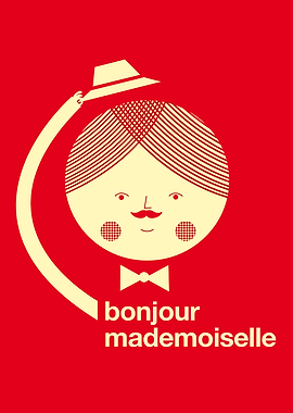 Bonjour Mademoiselle Illustration