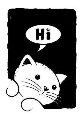 My Cute Cat Says Hi