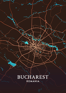 Bucharest City Map