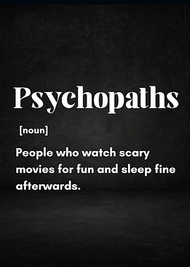 Psychopaths Definition Funny Dark Humor