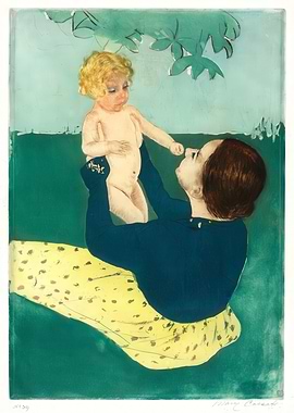 Mother and Child by Mary Cassatt