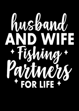 Husband and Wife Fishing Partners