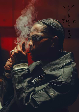 Travis Scott Smoking