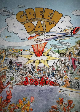 Green Day Dookie Album Cover Art