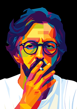 Eric Clapton Wpap pop art