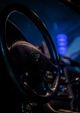 C5 Corvette Steering Wheel Interior Close-Up