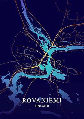 Rovaniemi City Map