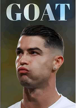 Cristiano Ronaldo GOAT Portrait