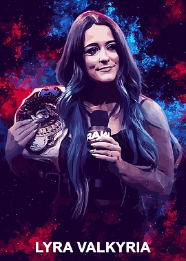 Lyra Valkyria WWE Champion Portrait