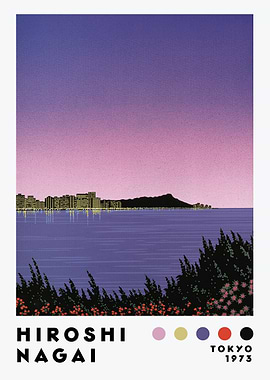 Hiroshi Nagai Tokyo 1973 Landscape Art
