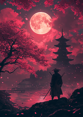 Samurai under the Red Moon