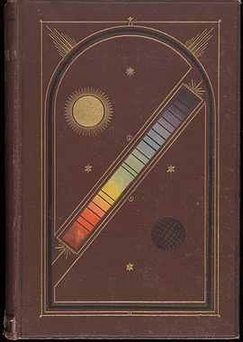 Antique Book Cover with Spectrum Design