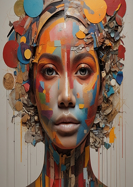 Woman in the Collage 1