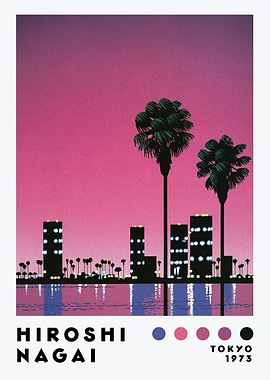 Hiroshi Nagai Tokyo 1973 Cityscape