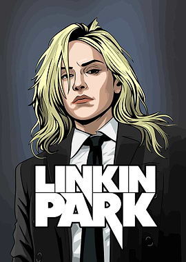 Linkin Park Cartoon Portrait