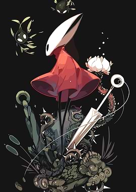 Hornet from Hollow Knight fan art