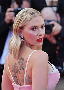 Scarlett Johansson at a red carpet event