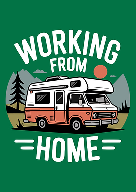 Working from Home Camping Car