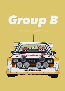 Group B Rally Car Illustration