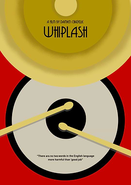 Whiplash Movie Poster Minimalist Design
