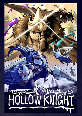 Hollow Knight Game Illustration