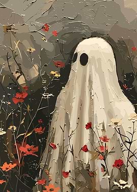Ghost in a Field of Flowers