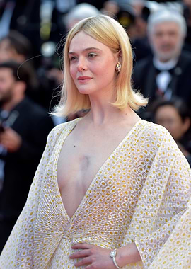 Elle Fanning at Cannes Film Festival