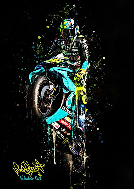 Valentino Rossi Motorcycle Racing